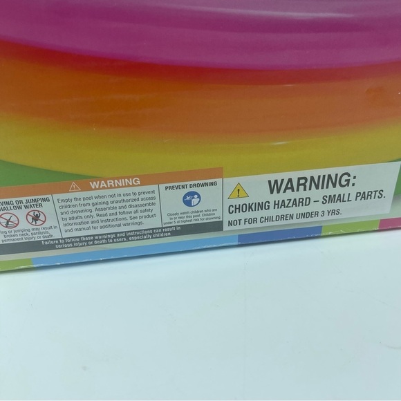 Intex Pool Mystic Sunset Glow Pool Pink Green Kiddie 3+ Years - Picture 2 of 7